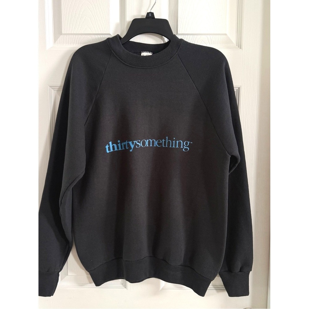 Vintage Thirtysomething TV Show Sweatshirt Fruit of the Loom Black L USA Made